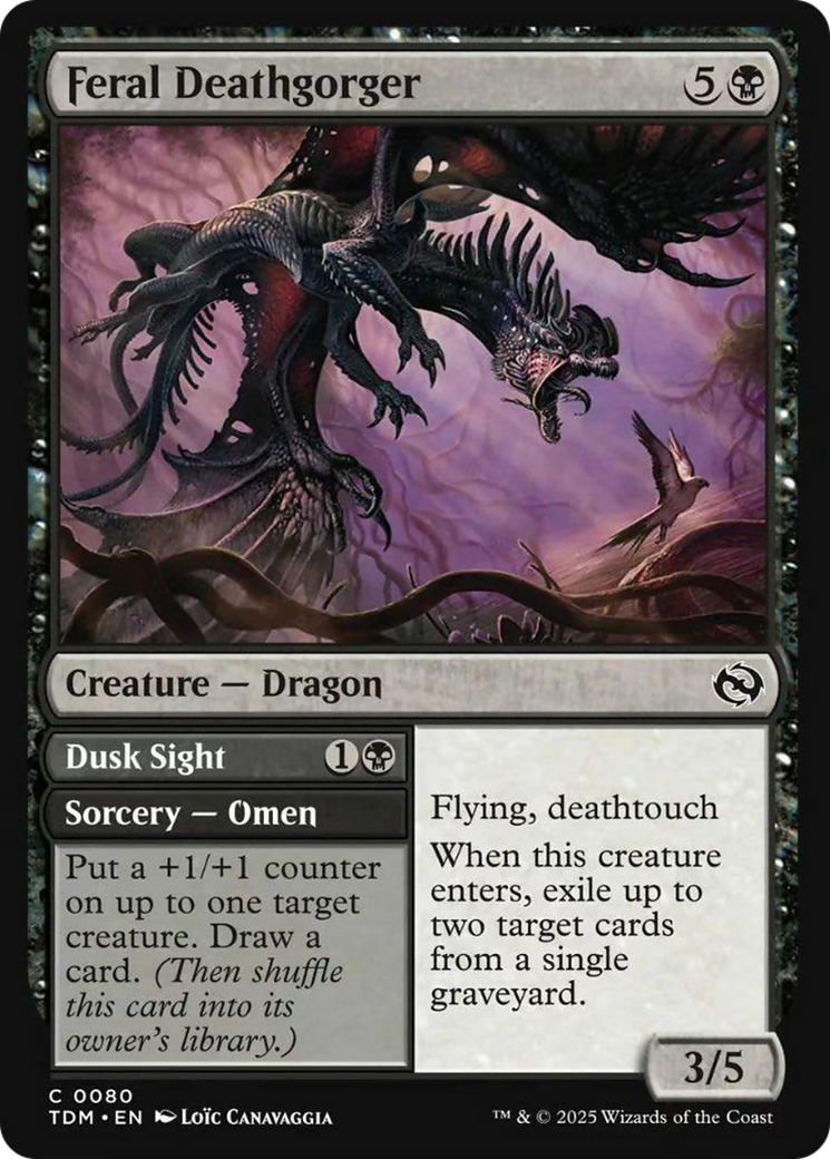Feral Deathgorger [Tarkir: Dragonstorm] | Grognard Games