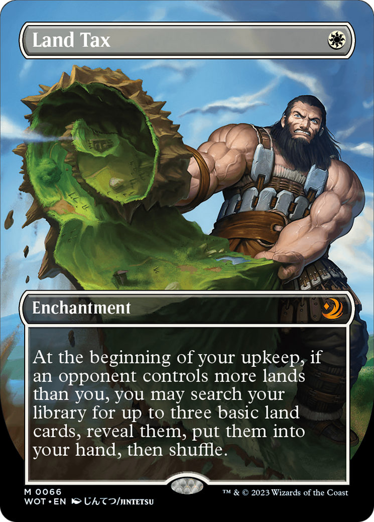 Land Tax (Anime Borderless) [Wilds of Eldraine: Enchanting Tales] | Grognard Games