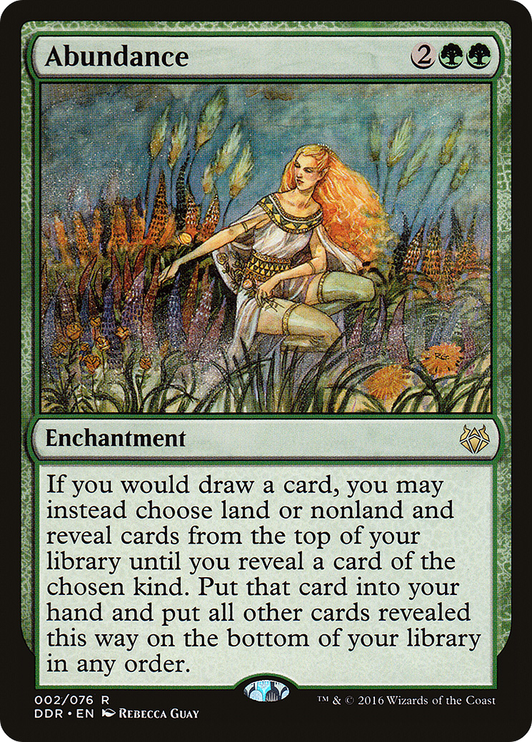 Abundance [Duel Decks: Nissa vs. Ob Nixilis] | Grognard Games