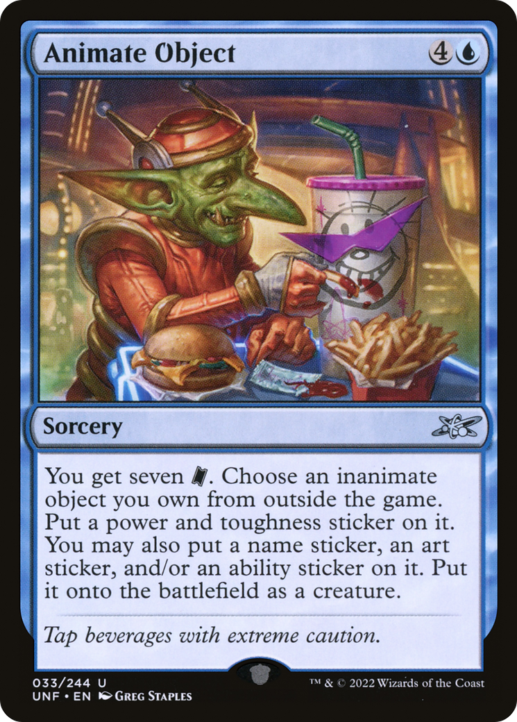 Animate Object [Unfinity] | Grognard Games