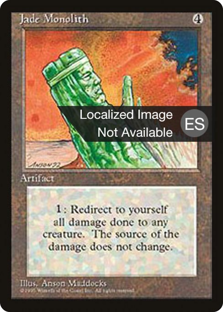 Jade Monolith [Fourth Edition (Foreign Black Border)] | Grognard Games