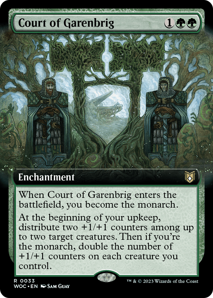 Court of Garenbrig (Extended Art) [Wilds of Eldraine Commander] | Grognard Games