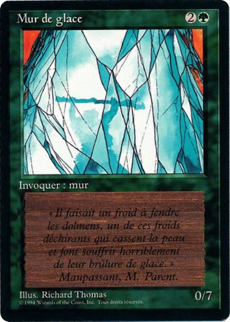 Wall of Ice [Foreign Black Border] | Grognard Games