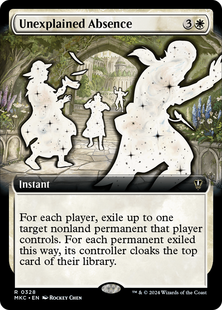 Unexplained Absence (Extended Art) [Murders at Karlov Manor Commander] | Grognard Games