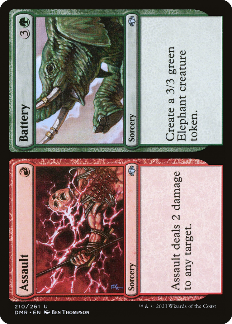 Assault // Battery [Dominaria Remastered] | Grognard Games