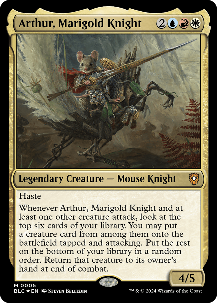 Arthur, Marigold Knight [Bloomburrow Commander] | Grognard Games