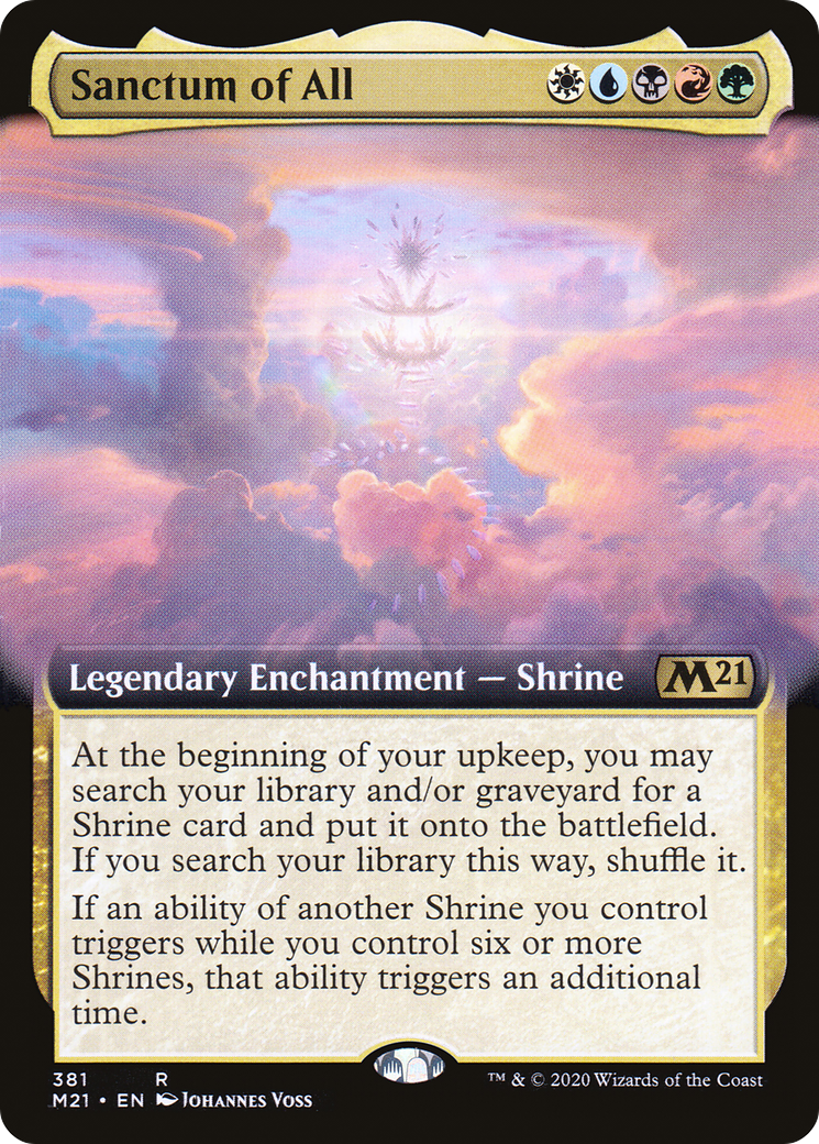 Sanctum of All (M21-381) - Core Set 2021: (Extended Art) | Grognard Games