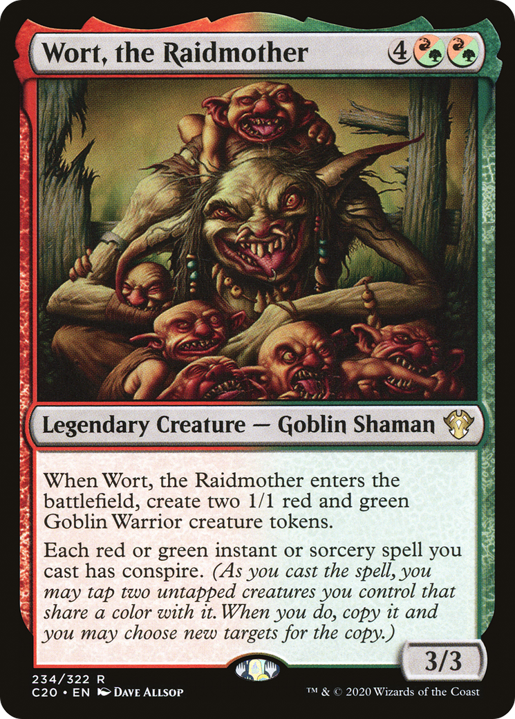 Wort, the Raidmother [Commander 2020] | Grognard Games