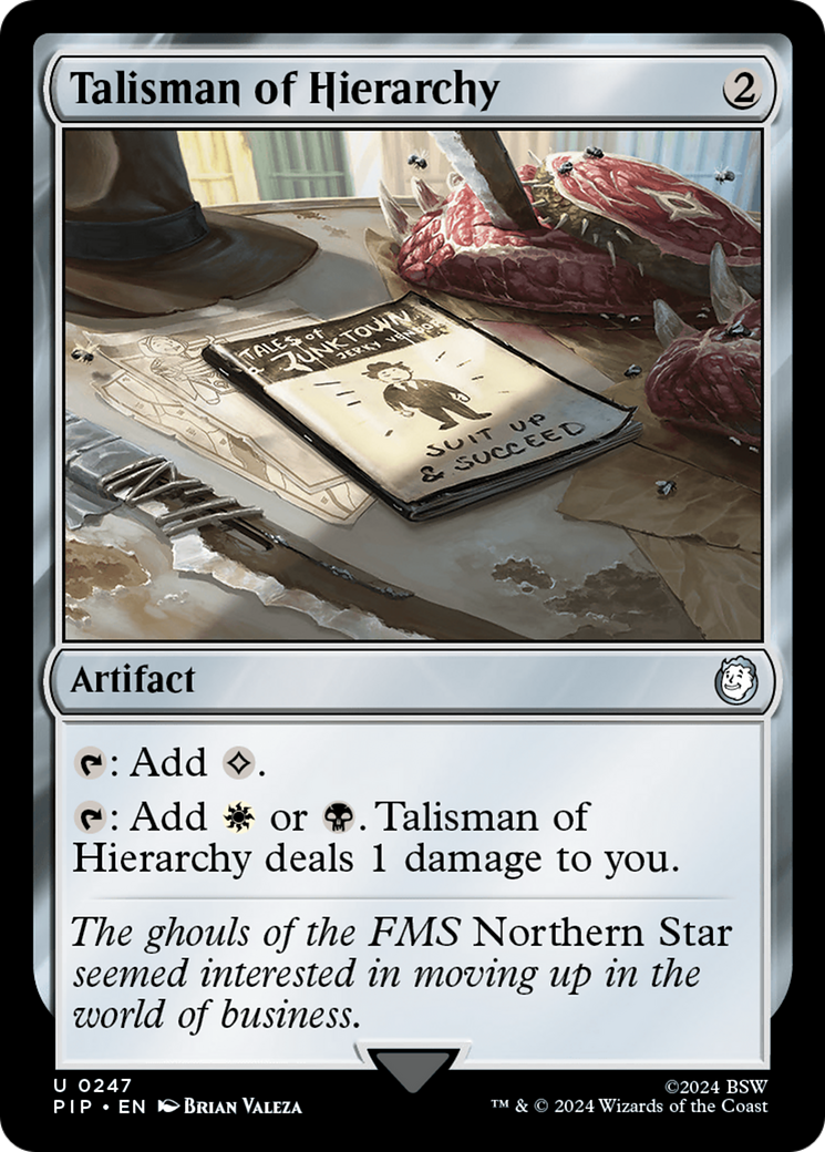 Talisman of Hierarchy [Fallout] | Grognard Games