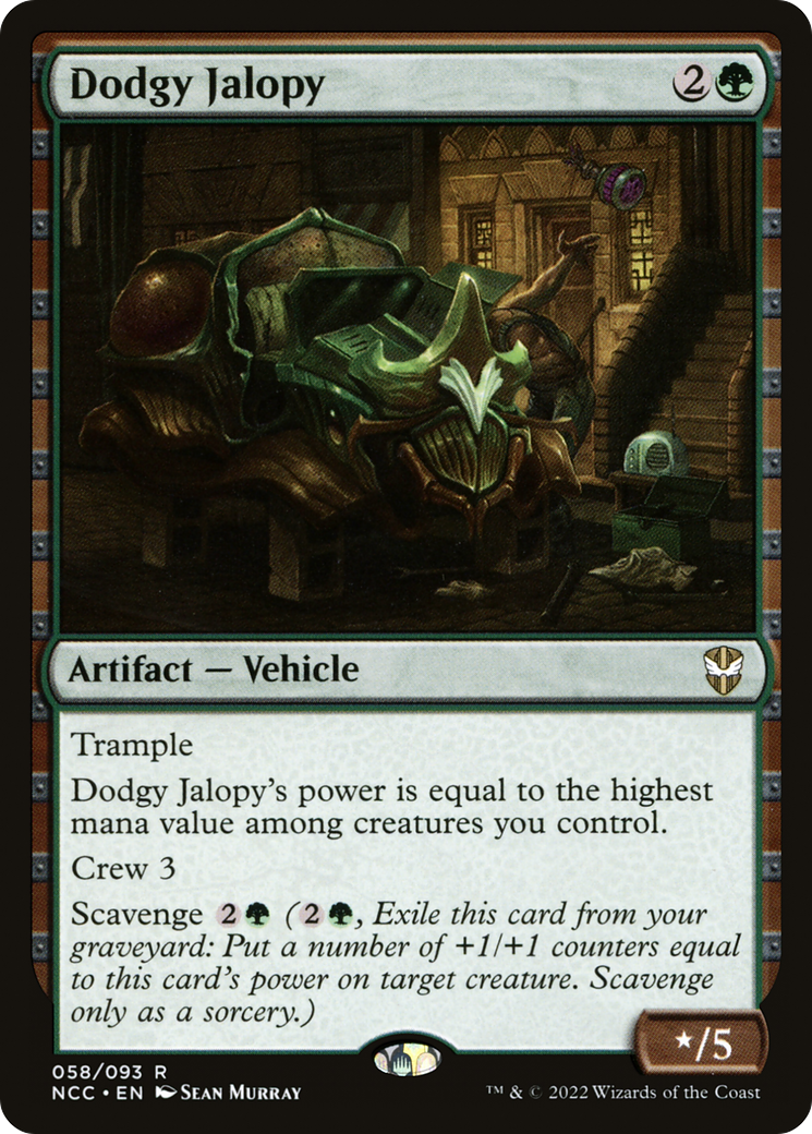 Dodgy Jalopy [Streets of New Capenna Commander] | Grognard Games