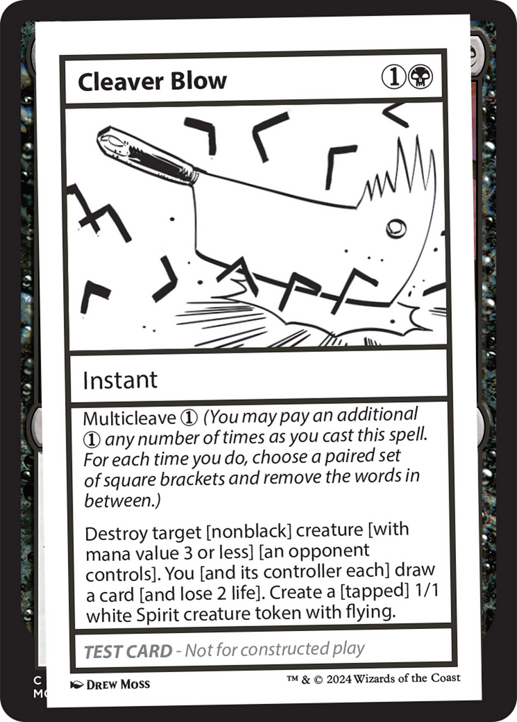 Cleaver Blow [Mystery Booster 2 Playtest Cards] | Grognard Games