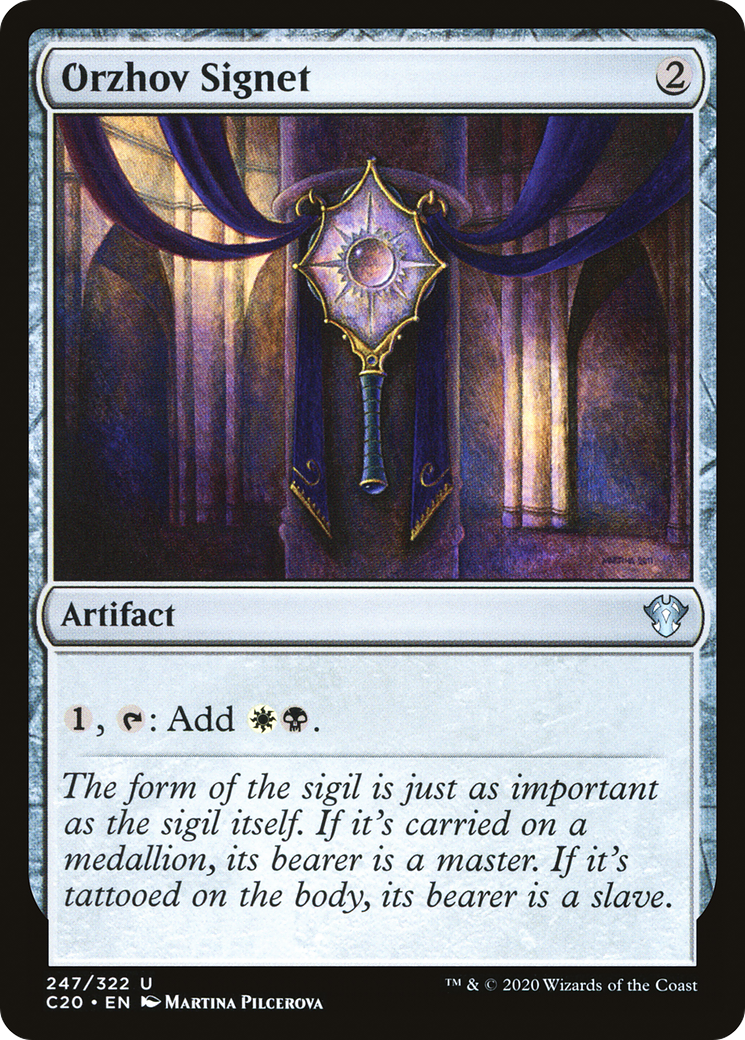 Orzhov Signet [Commander 2020] | Grognard Games