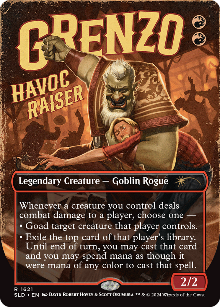 Grenzo, Havoc Raiser (SLD-1621) - Secret Lair Drop (Borderless) Foil | Grognard Games