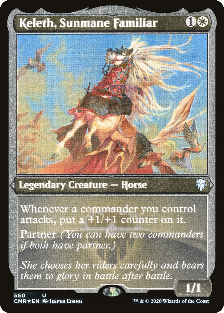 Keleth, Sunmane Familiar (CMR-550) - Commander Legends Foil | Grognard Games
