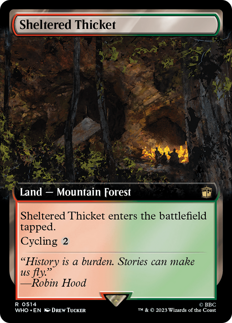 Sheltered Thicket (Extended Art) [Doctor Who] | Grognard Games
