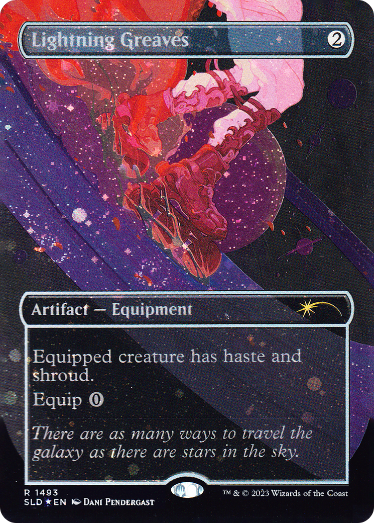 Lightning Greaves (1493) (Galaxy Foil) [Secret Lair Drop Series] | Grognard Games