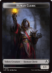 Demon // Human Cleric Double-Sided Token [Innistrad Remastered Tokens] | Grognard Games