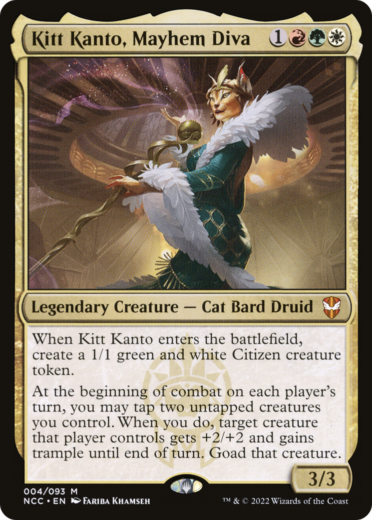Kitt Kanto, Mayhem Diva [Streets of New Capenna Commander] | Grognard Games