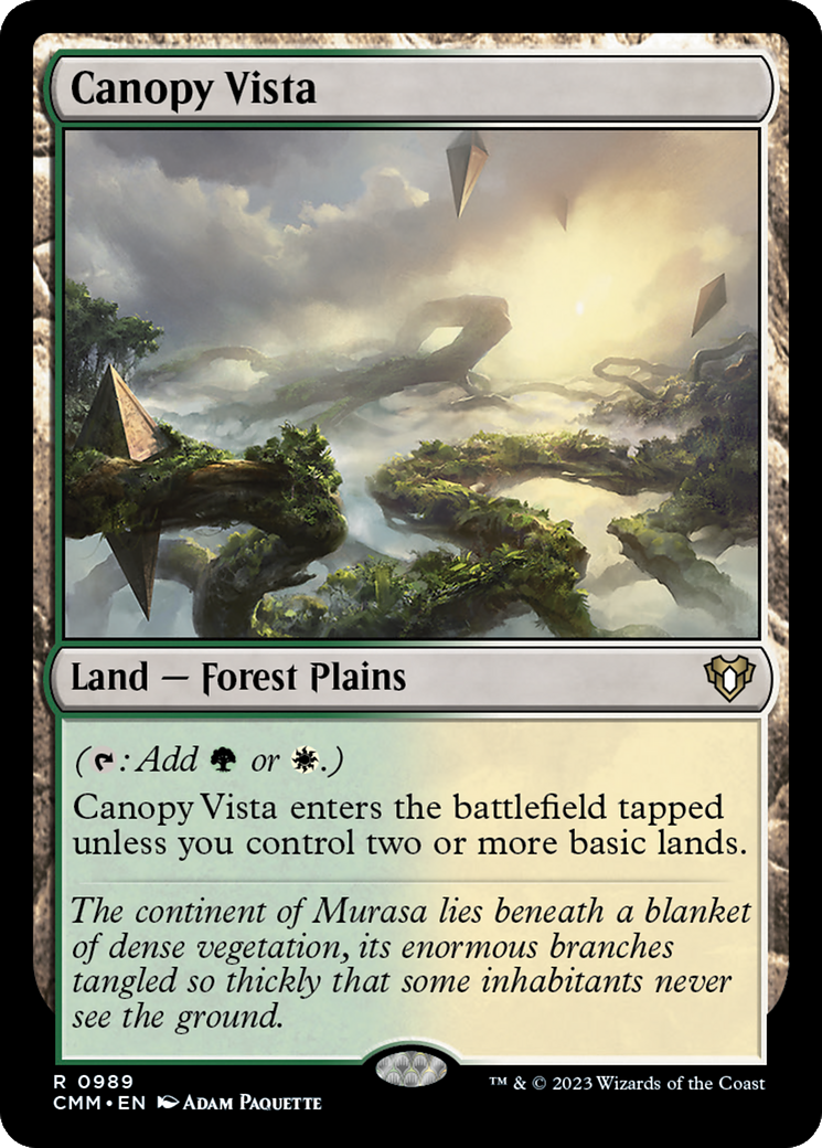 Canopy Vista [Commander Masters] | Grognard Games
