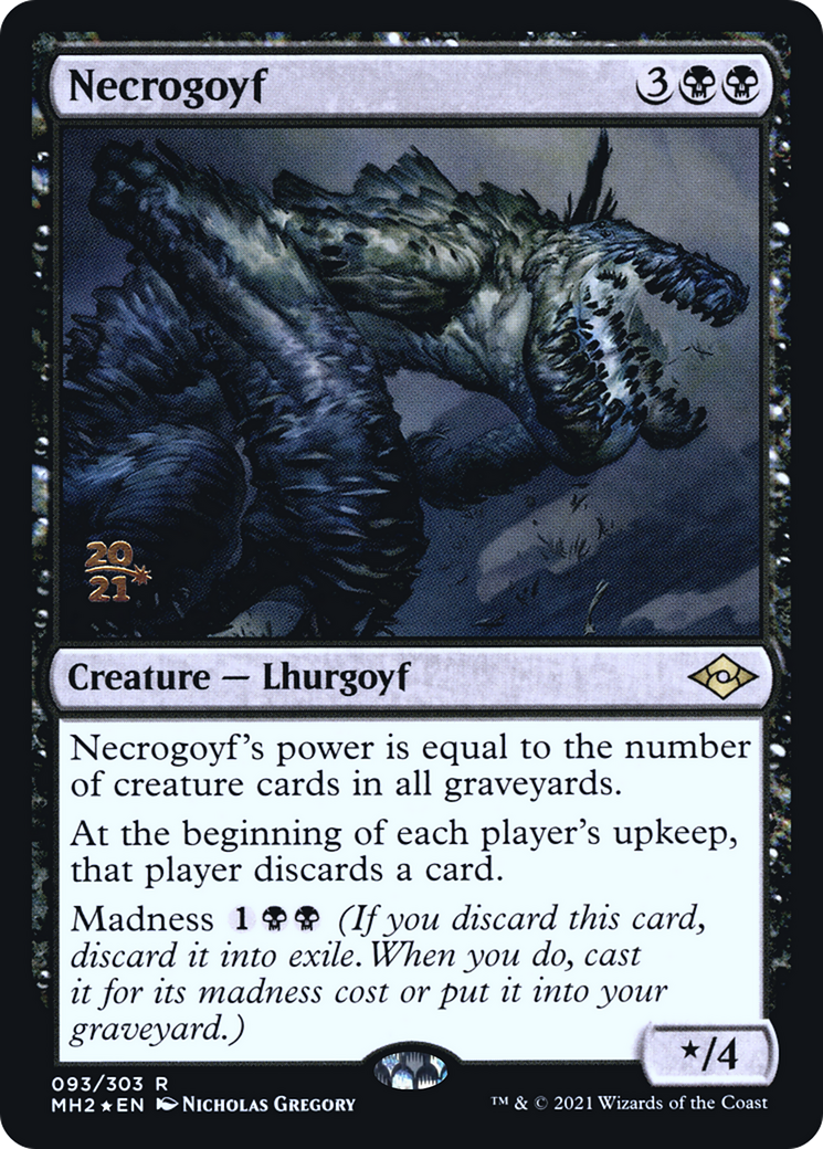 Necrogoyf [Modern Horizons 2 Prerelease Promos] | Grognard Games