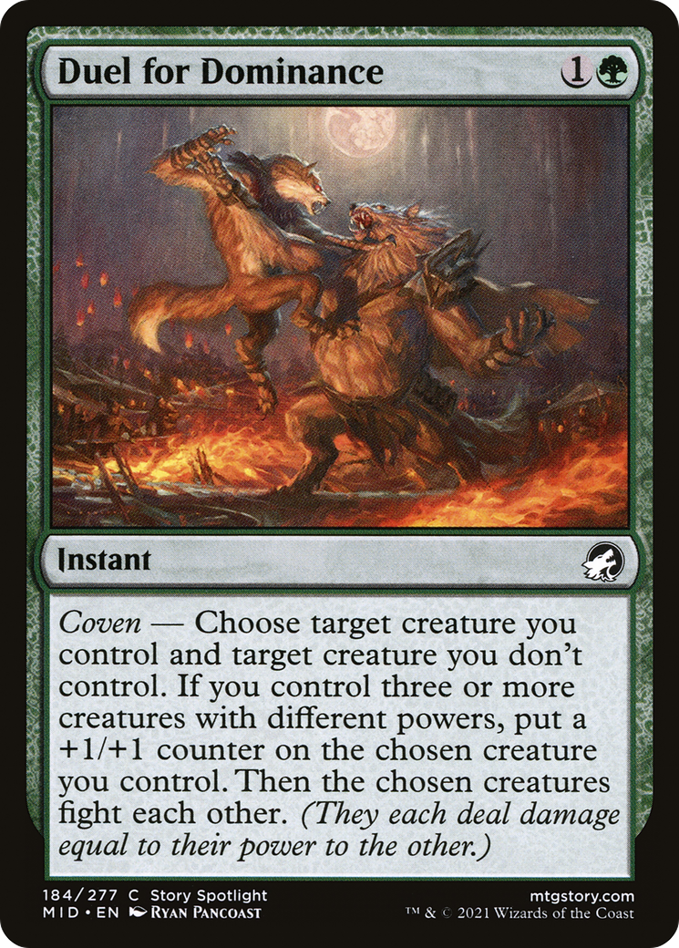 Duel for Dominance [Innistrad: Midnight Hunt] | Grognard Games