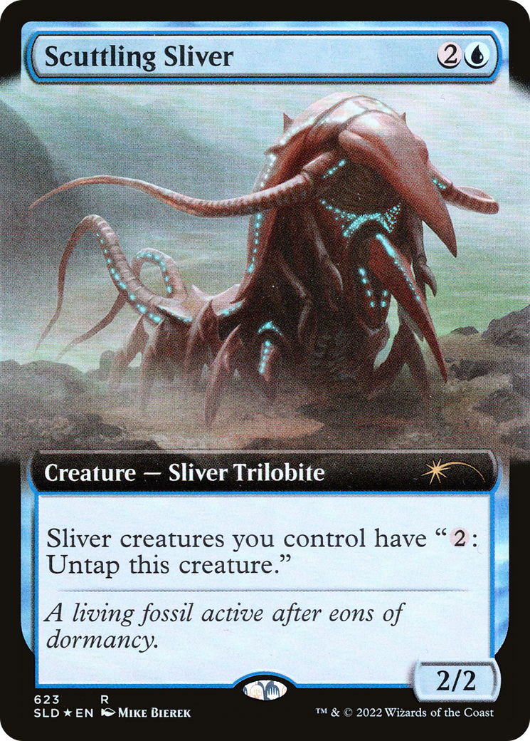 Scuttling Sliver (Extended Art) [Secret Lair Drop Promos] | Grognard Games