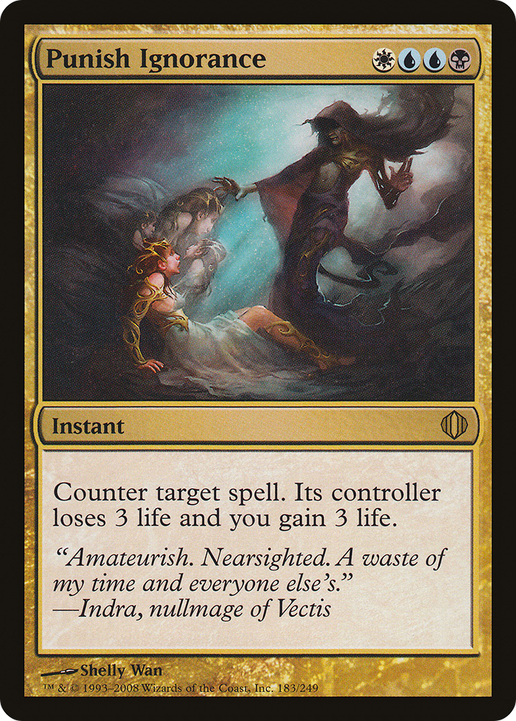 Punish Ignorance [Shards of Alara] | Grognard Games