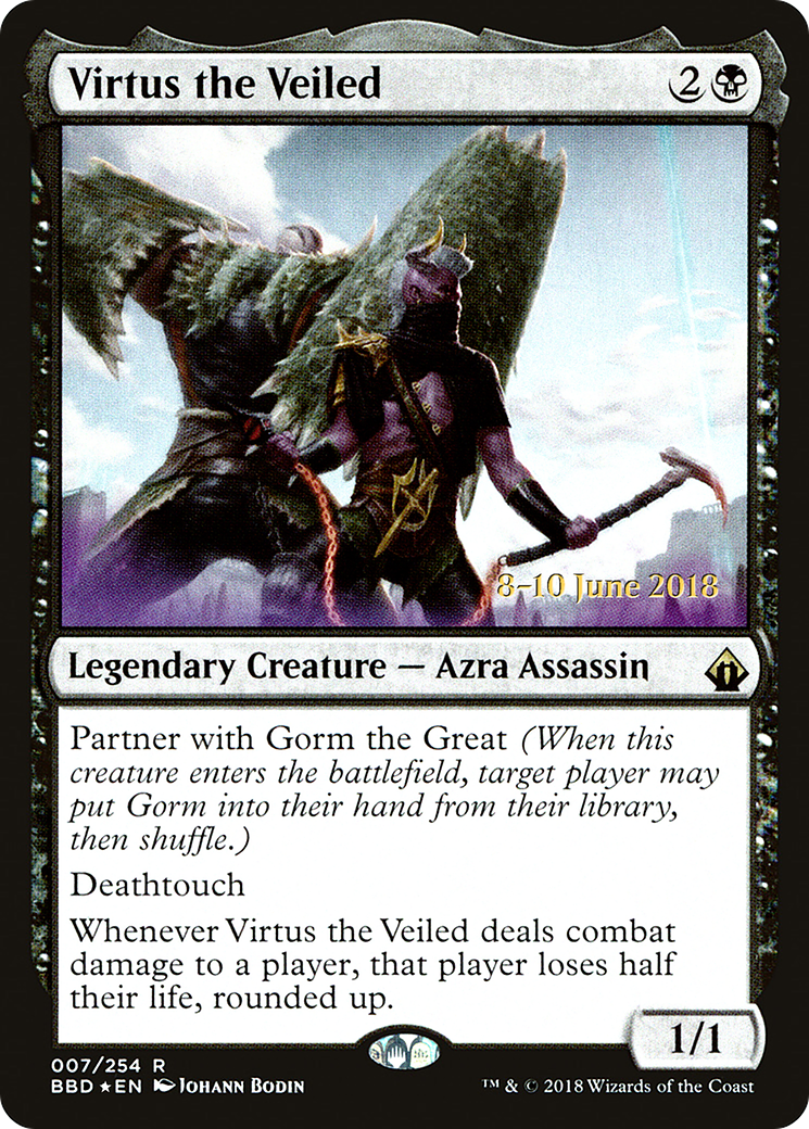 Virtus the Veiled  [Battlebond Prerelease Promos] | Grognard Games