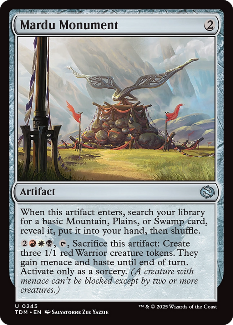 Mardu Monument [Tarkir: Dragonstorm] | Grognard Games
