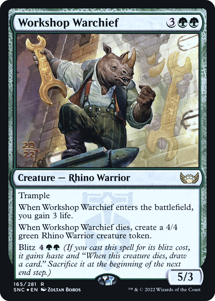 Workshop Warchief [Streets of New Capenna Prerelease Promos] | Grognard Games