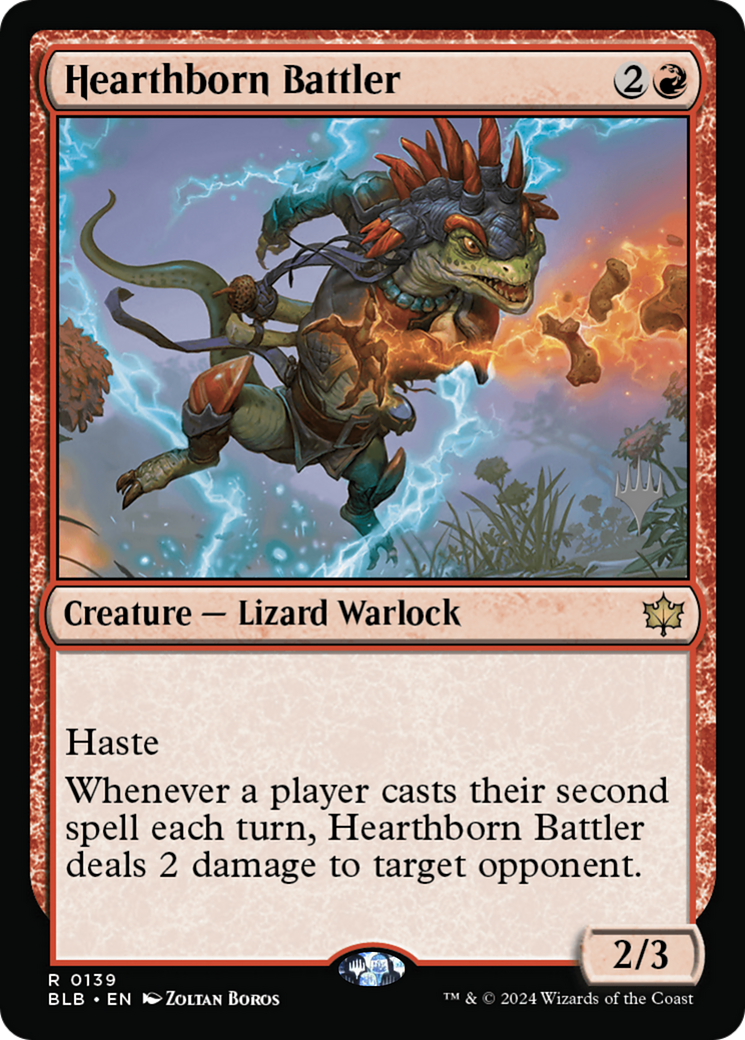 Hearthborn Battler (Promo Pack) [Bloomburrow Promos] | Grognard Games
