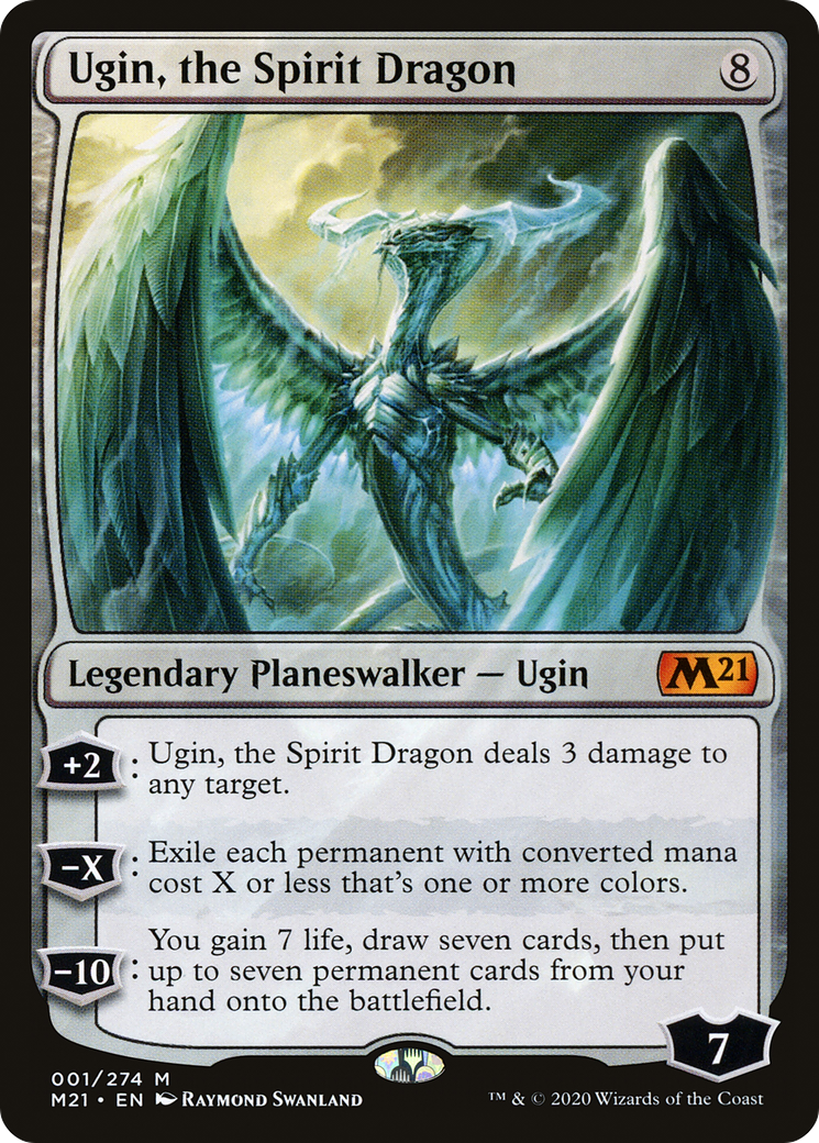 Ugin, the Spirit Dragon (M21-001) - Core Set 2021 Foil | Grognard Games