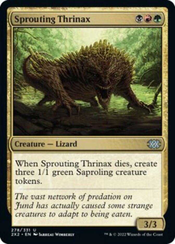 Sprouting Thrinax [Double Masters 2022] | Grognard Games