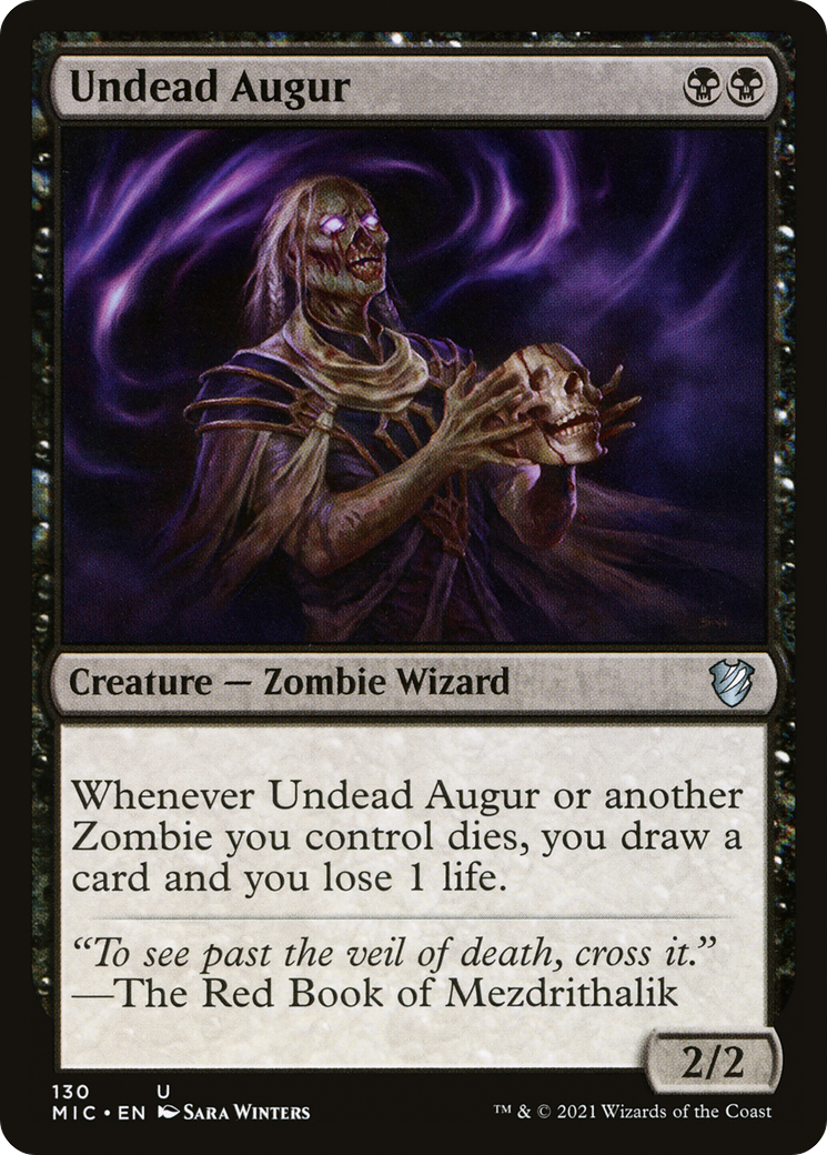 Undead Augur [Innistrad: Midnight Hunt Commander] | Grognard Games