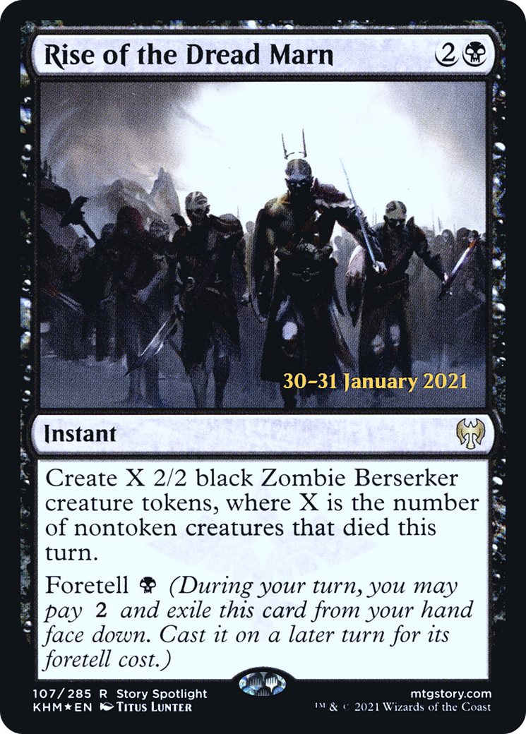 Rise of the Dread Marn [Kaldheim Prerelease Promos] | Grognard Games