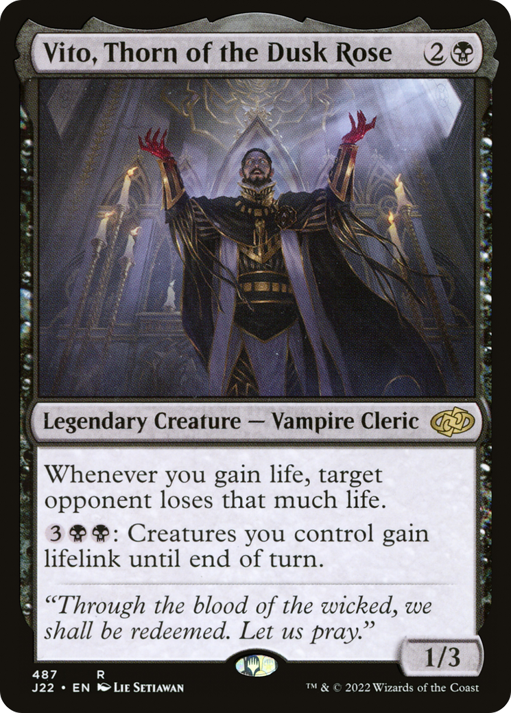 Vito, Thorn of the Dusk Rose [Jumpstart 2022] | Grognard Games