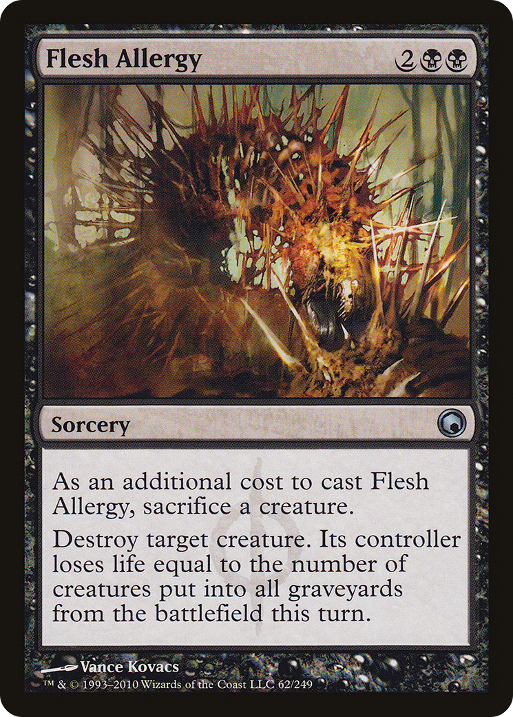 Flesh Allergy [Scars of Mirrodin] | Grognard Games
