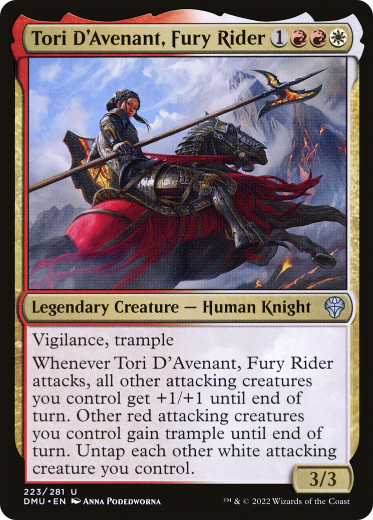 Tori D'Avenant, Fury Rider (DMU-223) - Dominaria United | Grognard Games