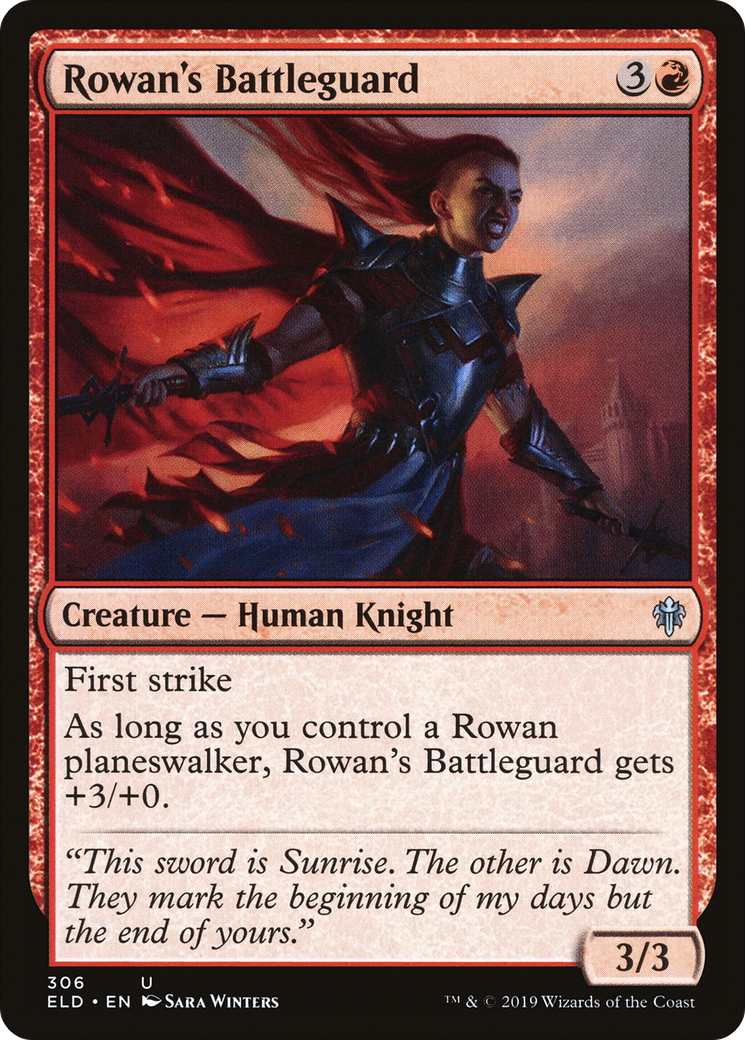 Rowan's Battleguard [Throne of Eldraine] | Grognard Games