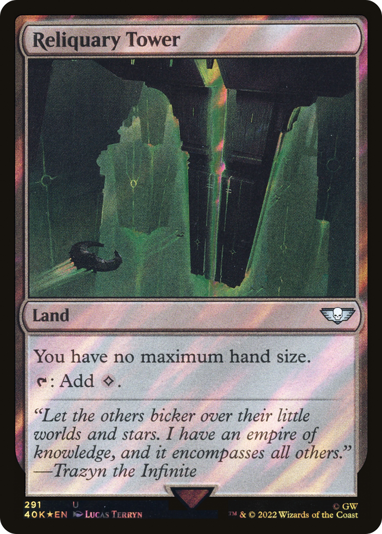 Reliquary Tower (Surge Foil) [Universes Beyond: Warhammer 40,000] | Grognard Games