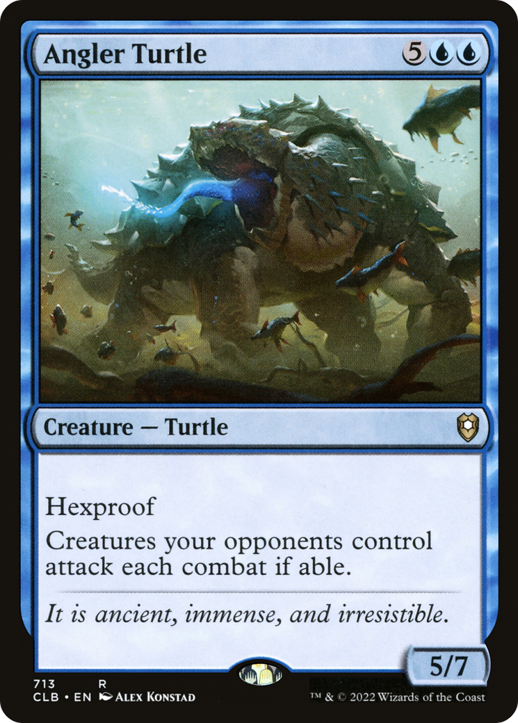 Angler Turtle [Commander Legends: Battle for Baldur's Gate] | Grognard Games