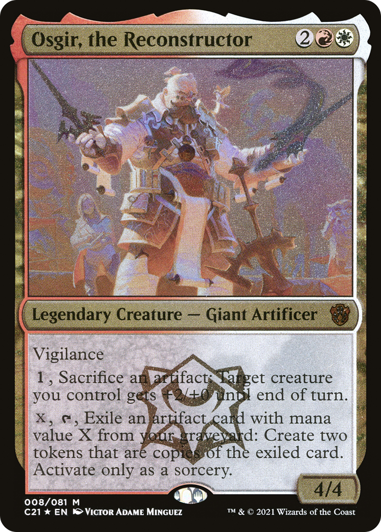 Osgir, the Reconstructor (Display Commander) [Commander 2021] | Grognard Games
