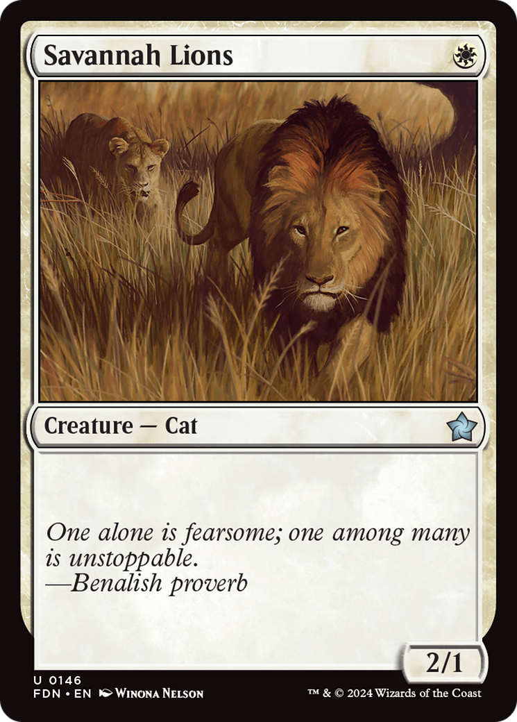 Savannah Lions [Foundations] | Grognard Games