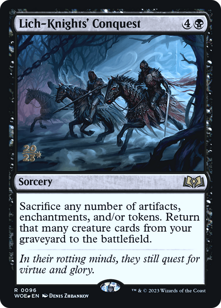 Lich-Knights' Conquest [Wilds of Eldraine Prerelease Promos] | Grognard Games