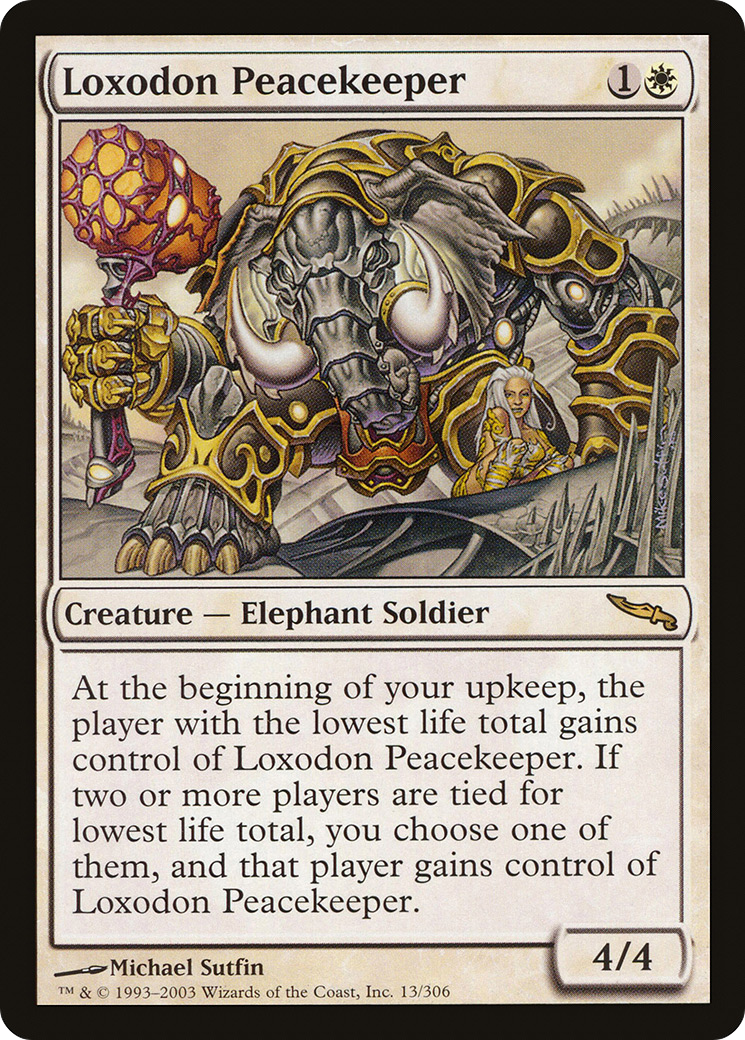 Loxodon Peacekeeper [Mirrodin] | Grognard Games