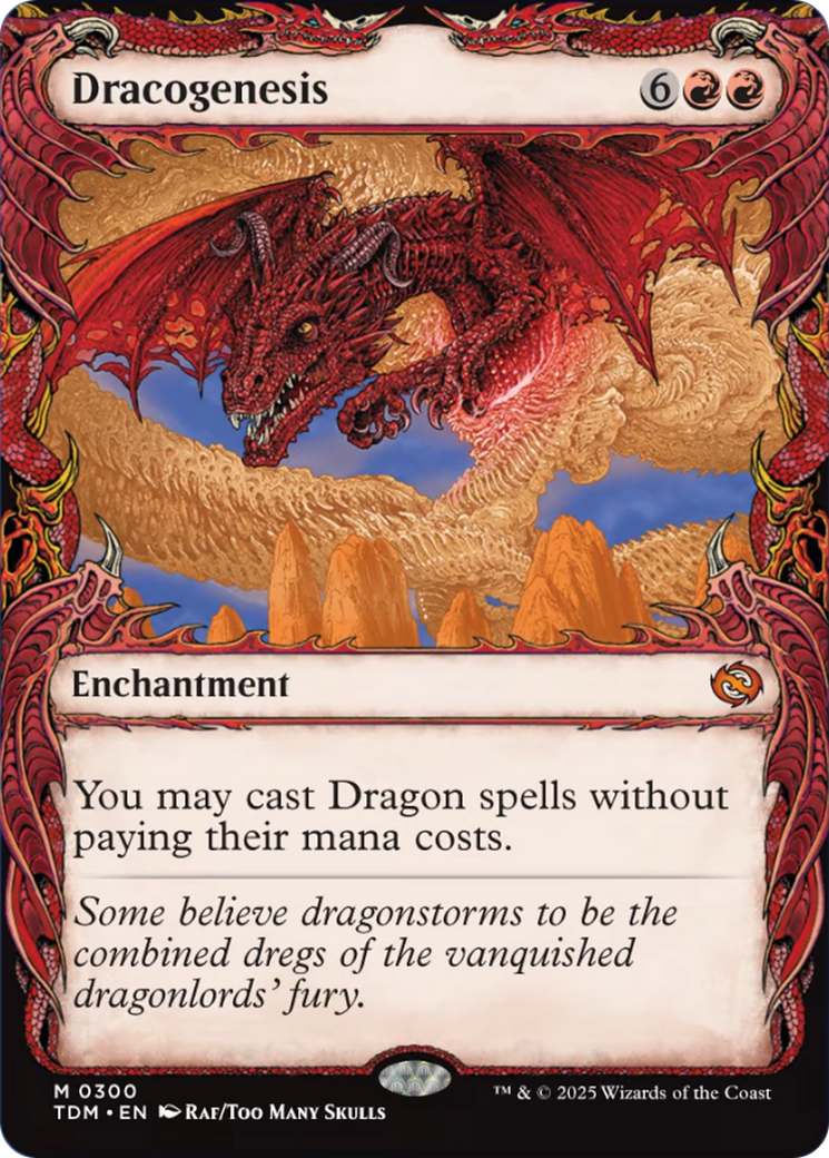 Dracogenesis (0300) (Showcase) [Tarkir: Dragonstorm] | Grognard Games