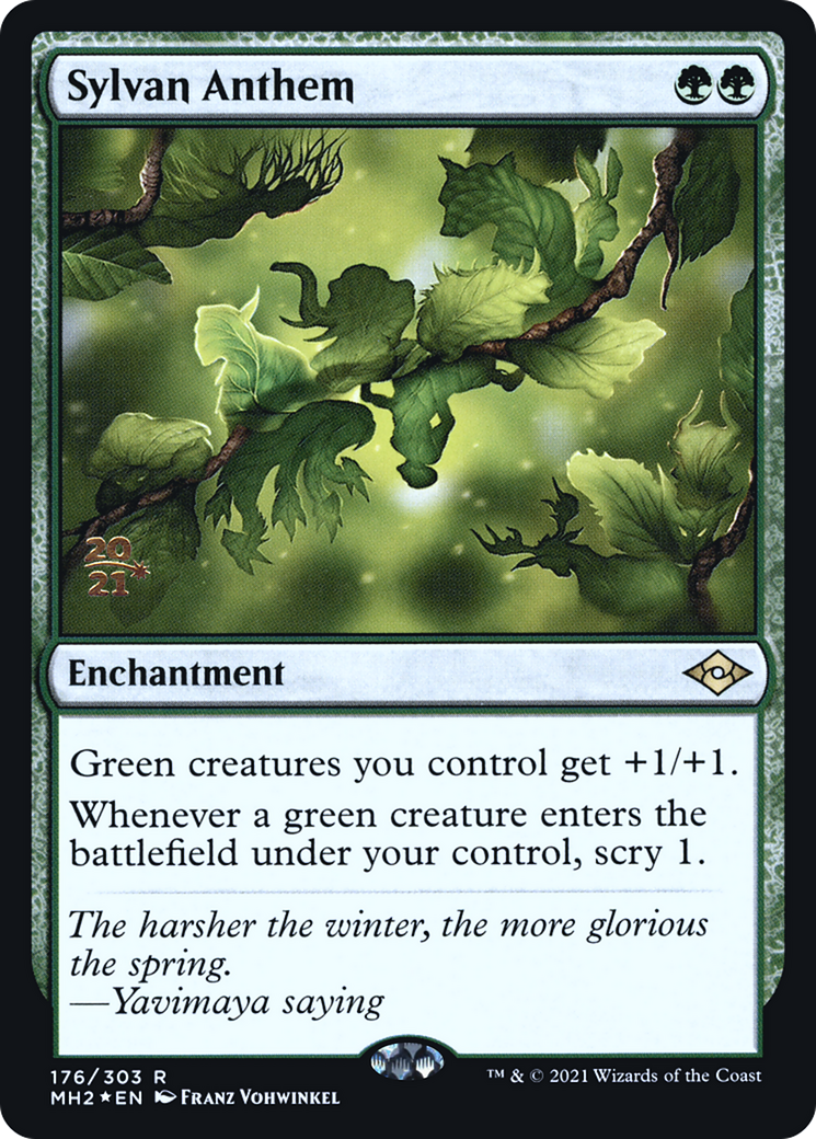 Sylvan Anthem [Modern Horizons 2 Prerelease Promos] | Grognard Games