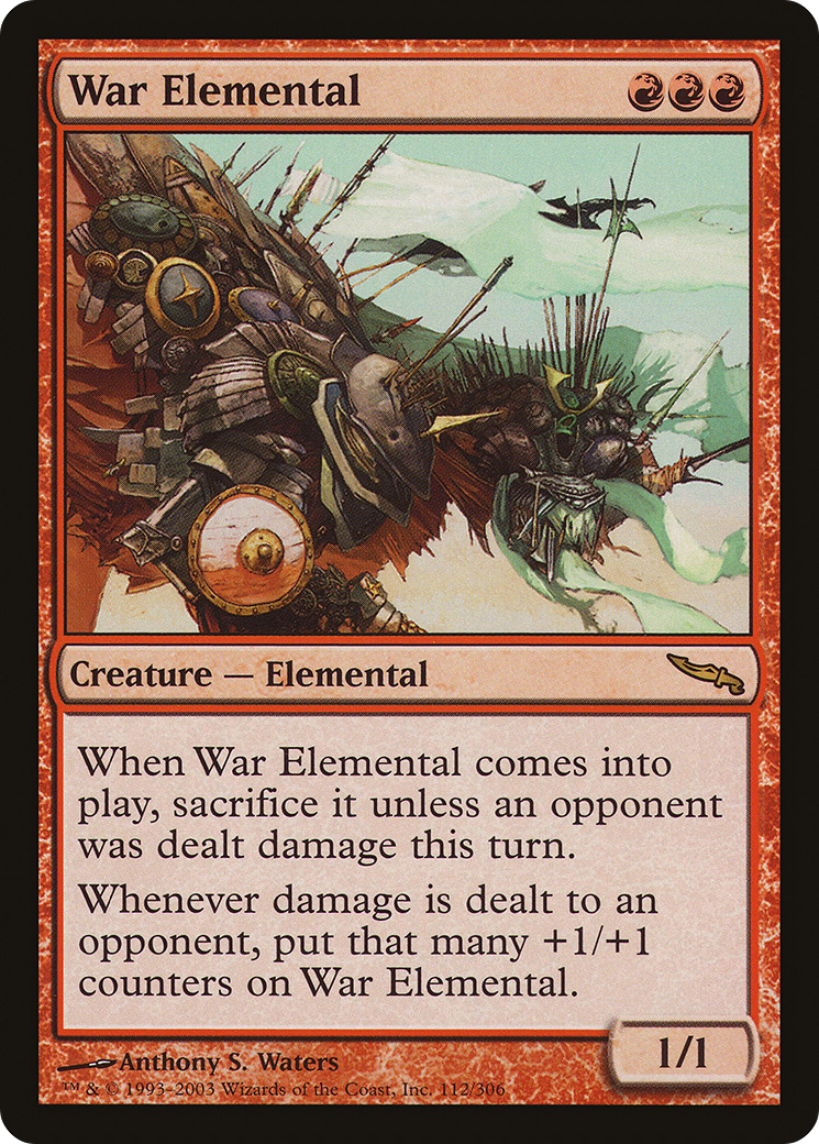 War Elemental (MRD-112) - Mirrodin | Grognard Games