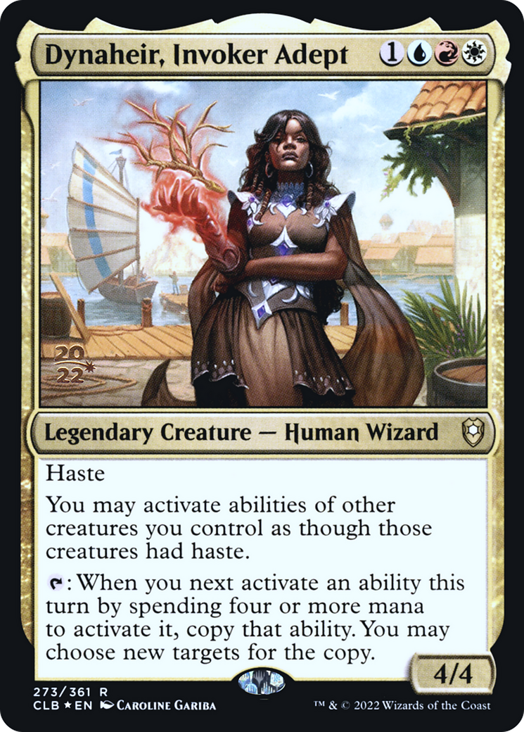 Dynaheir, Invoker Adept [Commander Legends: Battle for Baldur's Gate Prerelease Promos] | Grognard Games