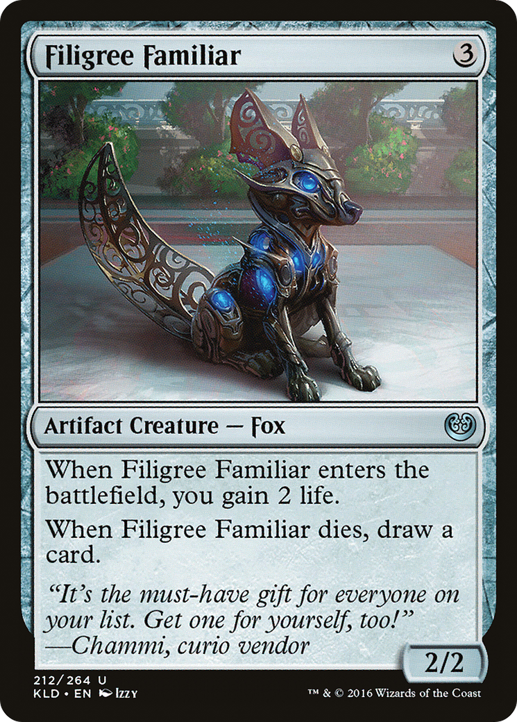 Filigree Familiar [Kaladesh] | Grognard Games